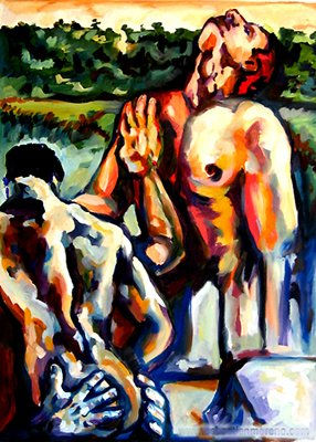 "Despertar Soñando" Oil Canvas Nude Paintings