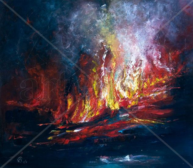 Fuego 4 Oil Canvas Others