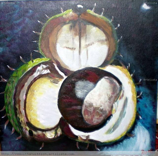 La Castaña Acrylic Canvas Still Life Paintings