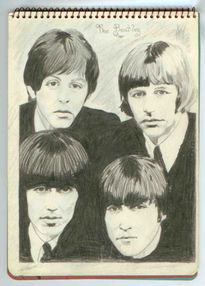 Retrato de The Beatles