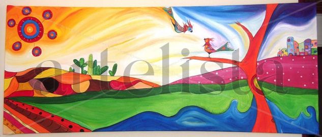 Llegando Oil Canvas Landscaping