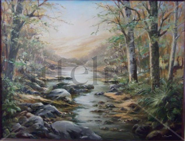 paisaje con riachuelo