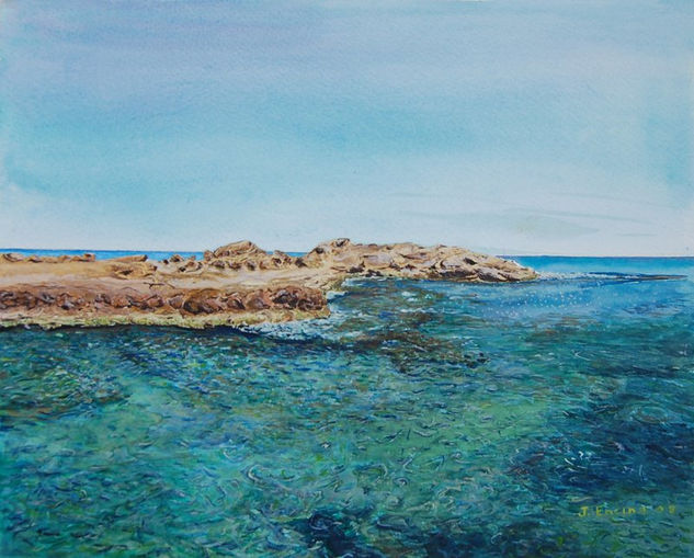 Mediterráneo Watercolour Paper Marine Painting