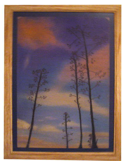 ATARDECER Pastel Card Landscaping