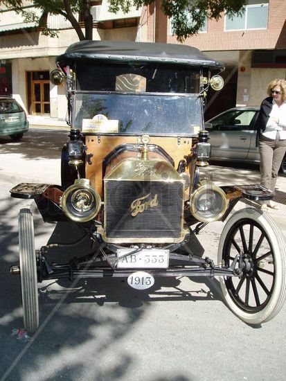 Ford T Matriculado en Albacete. Feria 2008. España. Travel Color (Digital)