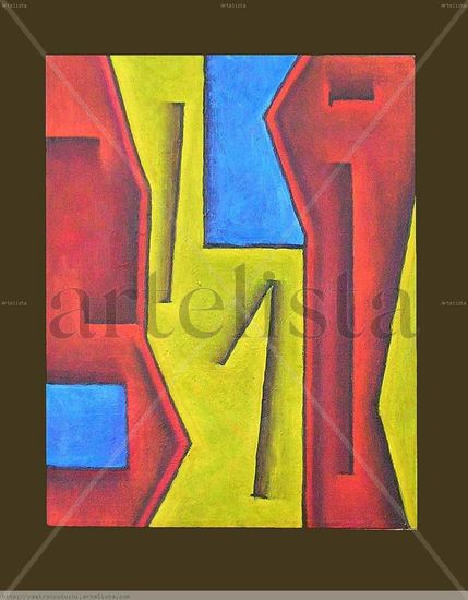 GEOMETRIA ENIGMATICA SIN CURVAS Mixed media Canvas Others