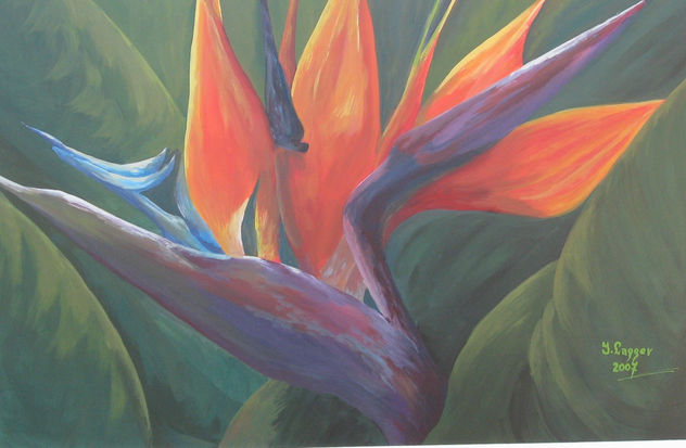 flor de pájaro