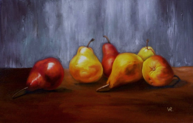 Peras Oil Canvas Still Life Paintings