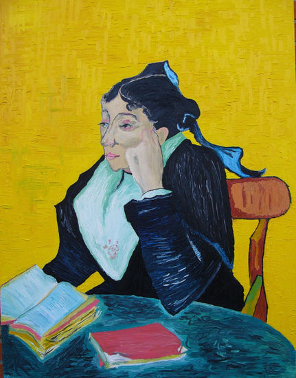 Copia de La Arlesiana Vincent Van Gogh Oil Canvas Portrait