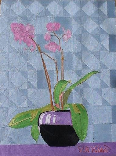 Orchid violet Others Paper Landscaping