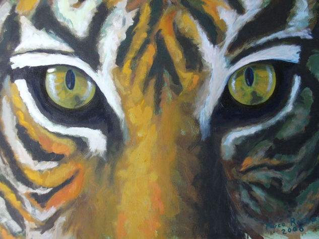 Tigre Oil Canvas Animals