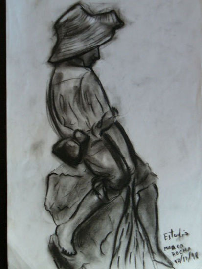 Niño Pescador Charcoal