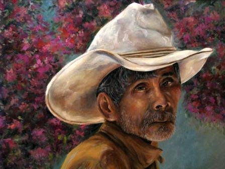 DON RAMÓN Oil Canvas Portrait