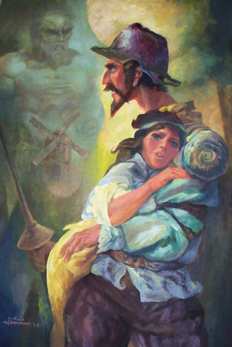 Don quijote y dulcinea