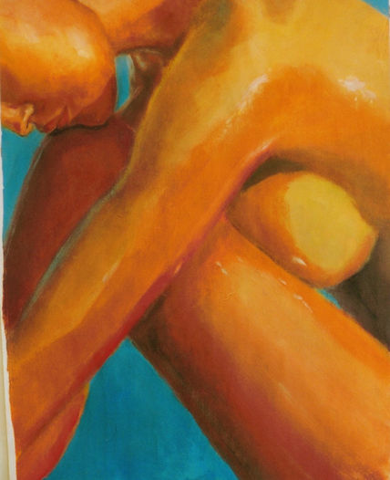 Chica naranja