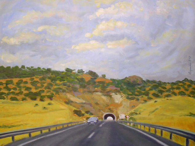 El túnel Oil Canvas Landscaping