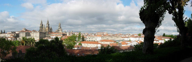 Santiago desde la Alameda Arquitectura e interiorismo Color (Digital)