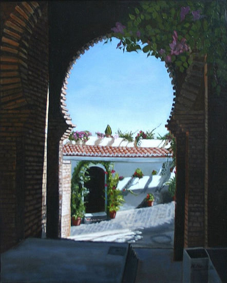 Desde El Castillo De Salobreña Oil Canvas Landscaping