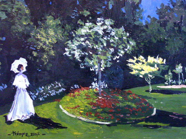 jardin Oil Canvas Landscaping