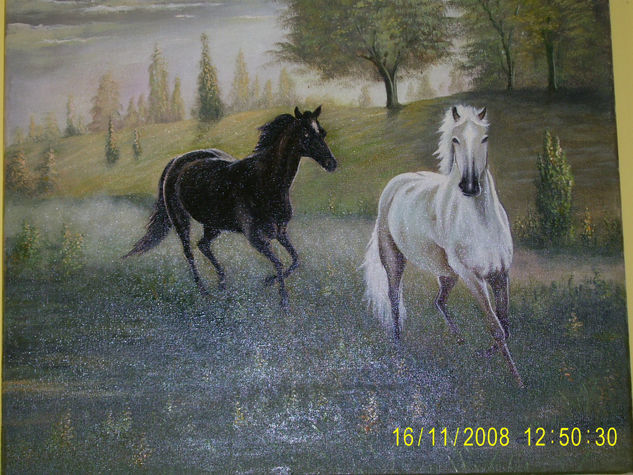 CABALLOS Oil Canvas Landscaping