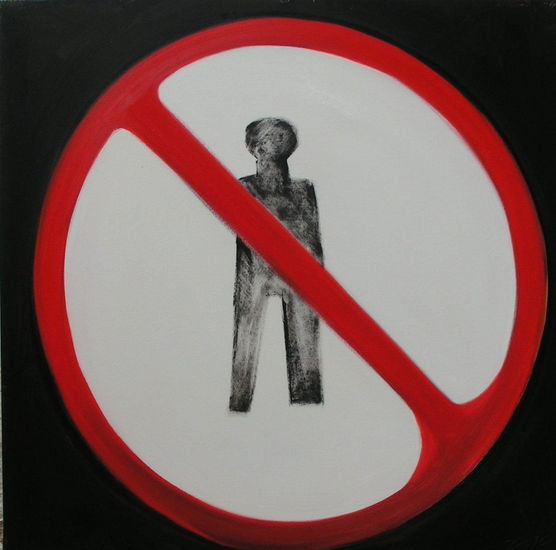 PROHIBIDO PROHIBIR Oil Canvas Landscaping