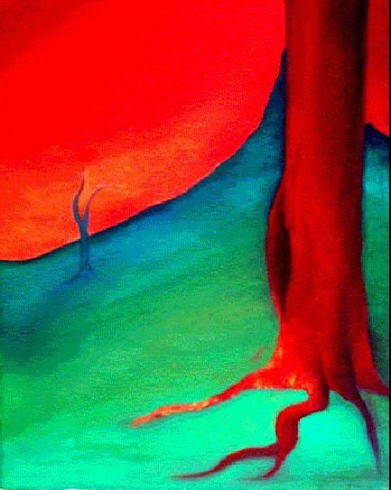 raices abiertas Oil Canvas