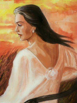 " ATARDECER DE OTOÑO"    es un óleo de 40 x 50