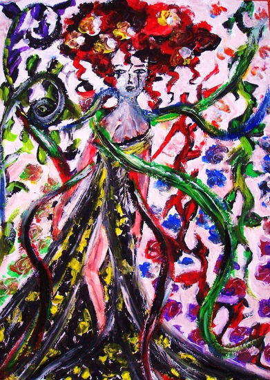 MISSIS DECÓ Gouache Paper Figure Painting