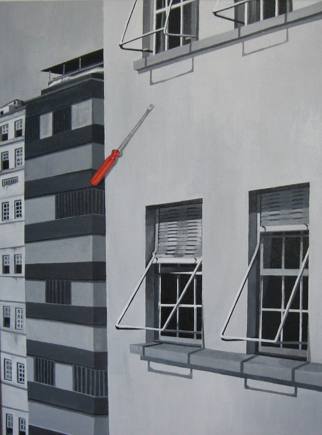"Paisagem Urbana com objeto ll"