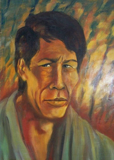 "EL QUEBRADEÑO"    Oleo de 40x50 