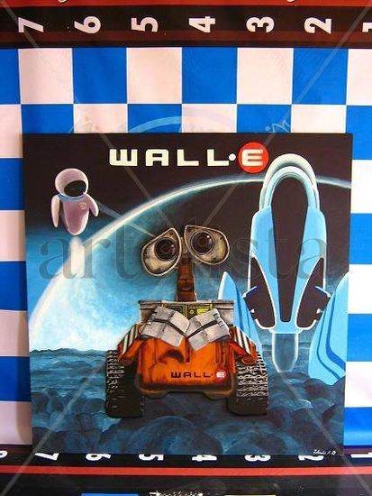 WALLE POR lalinchi Others Canvas Figure Painting