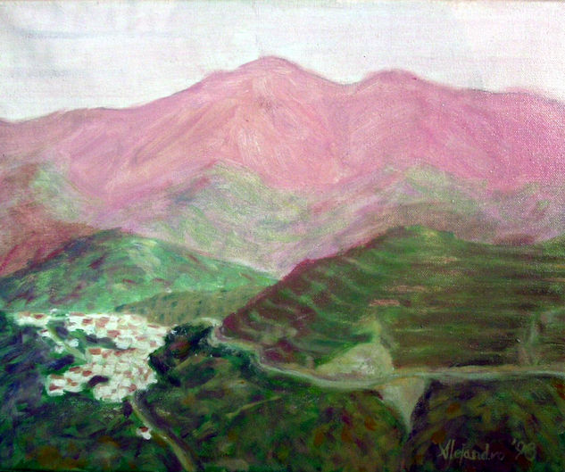 Benarrabá Oil Canvas Landscaping