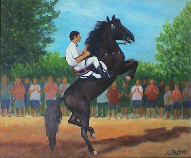 Fiestas populares Oil Canvas Animals