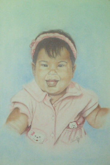 retrato Pastel Card Portrait