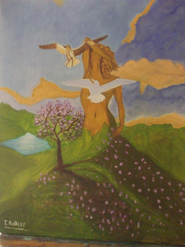 mujer tierra