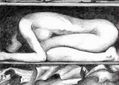 Mujer en estante
