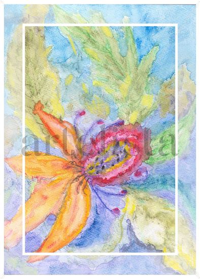 FLOR 2 Watercolour Paper Floral Painting