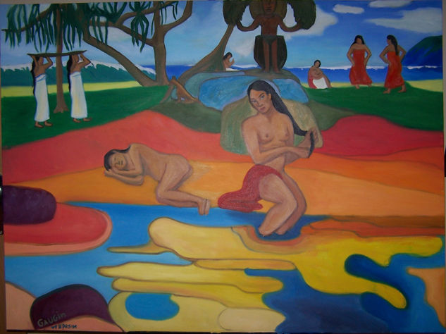 a gauguin Óleo Lienzo Paisaje