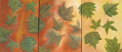 triptico de hojas...