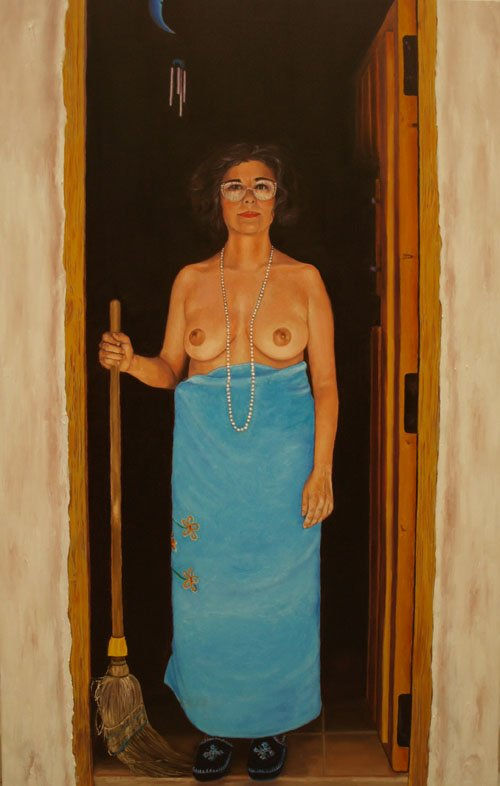 LA DAMA DE LA MEDIA LUNA AZUL