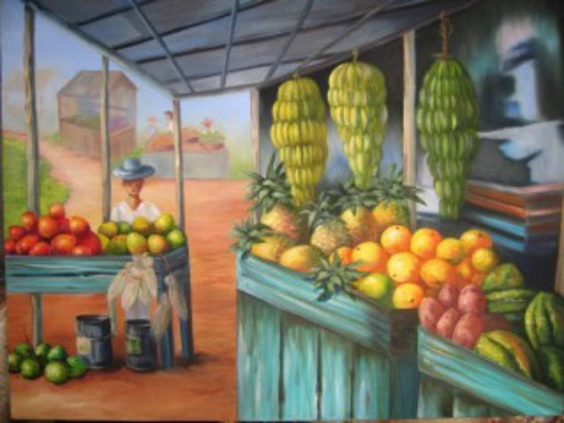 En  el  mercado Oil Canvas Landscaping