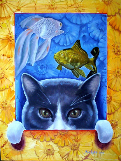 Gennarino's dream Oil Canvas Animals