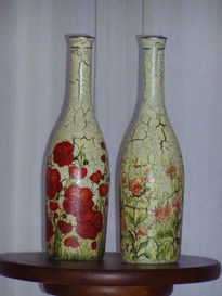 Botellas decoradas