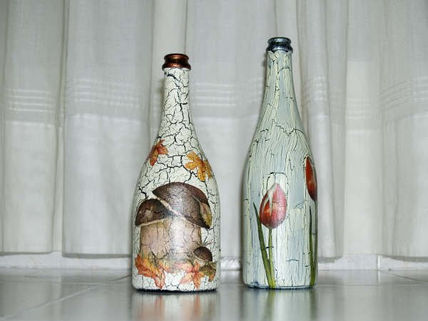 Botellas decoradas