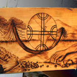 Pirograbados en madera nativa thumbnail 1