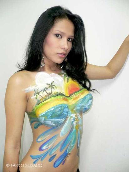 body paint8 Óleo Lienzo Paisaje