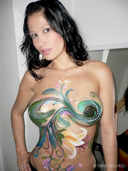 body paint 19 Óleo Lienzo Paisaje