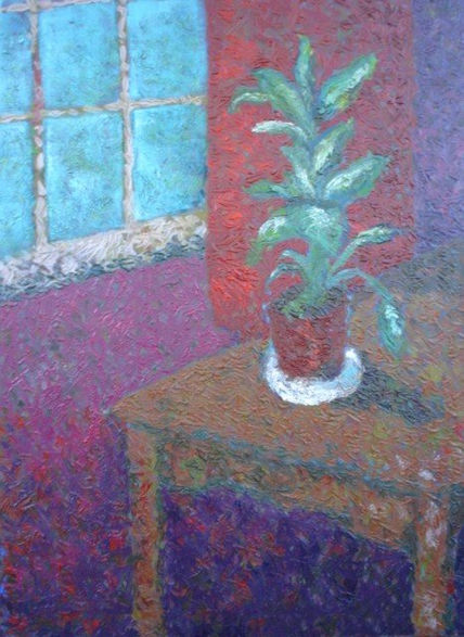 Interior con planta