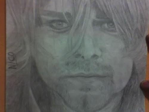 KURT COBAIN Pencil