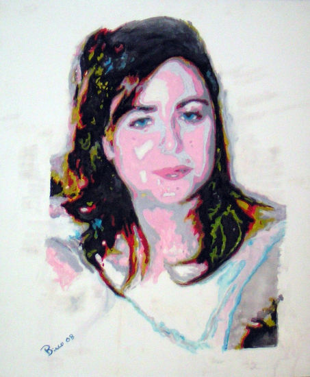 Carmen Oil Canvas Portrait